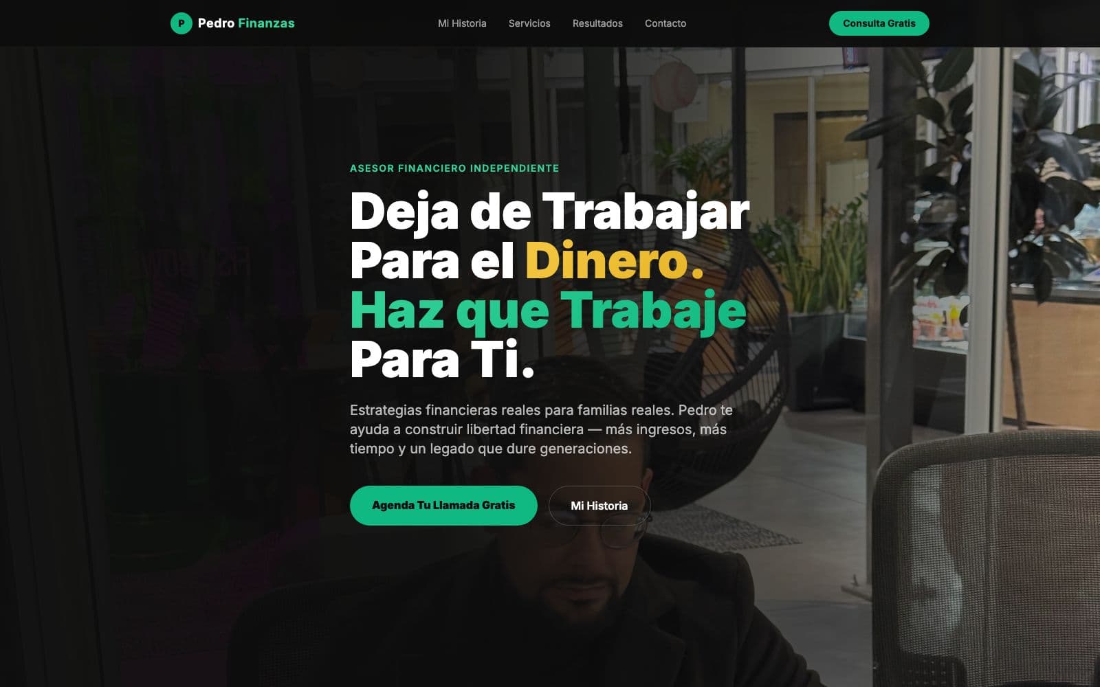 Pedro Finanzas — Personal brand