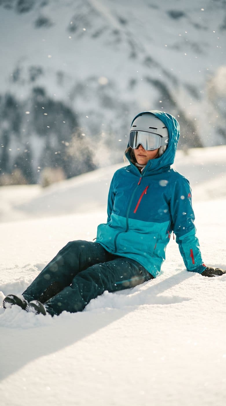 Strafe — outerwear in full mountain context