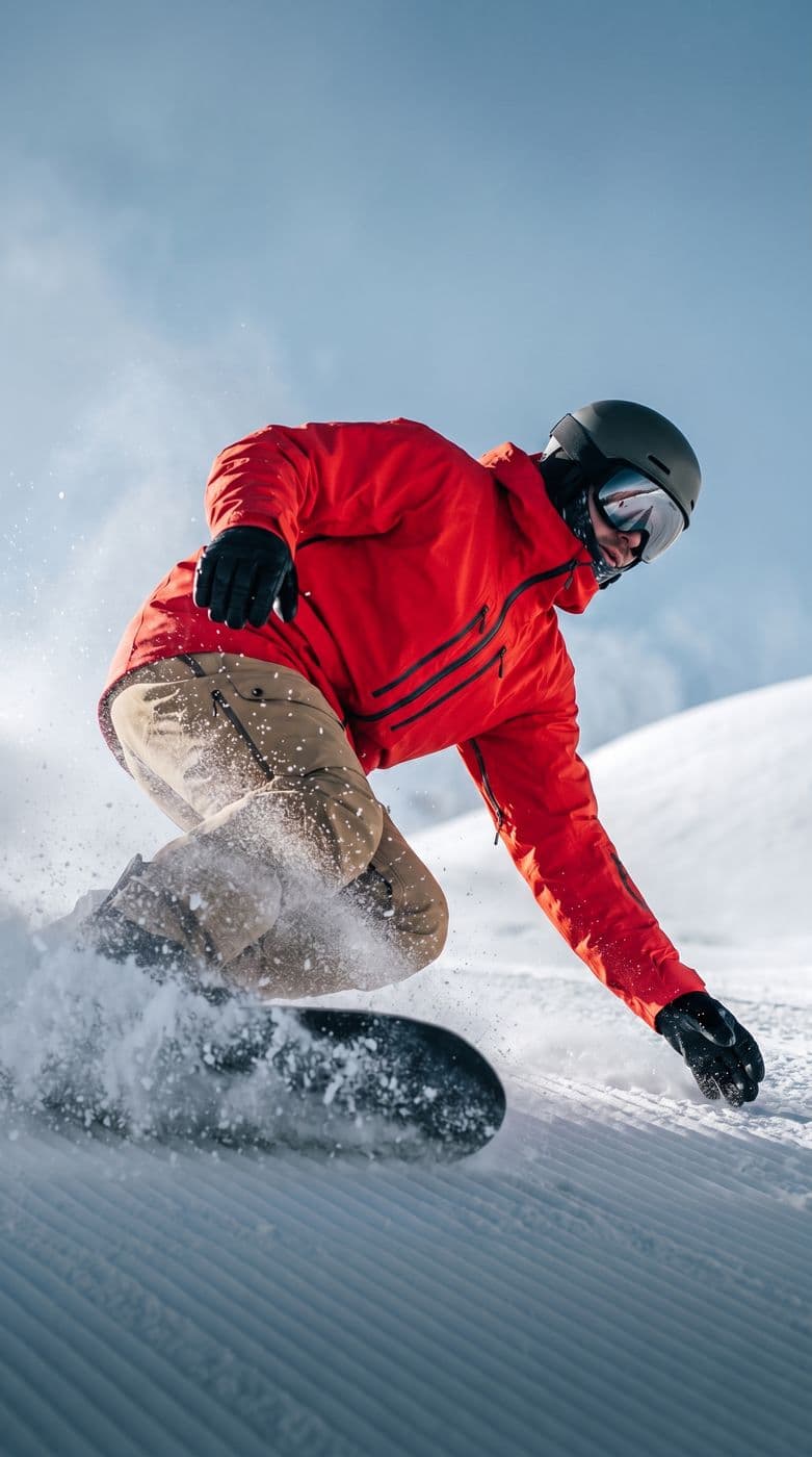 Strafe — jacket cut and layering in motion