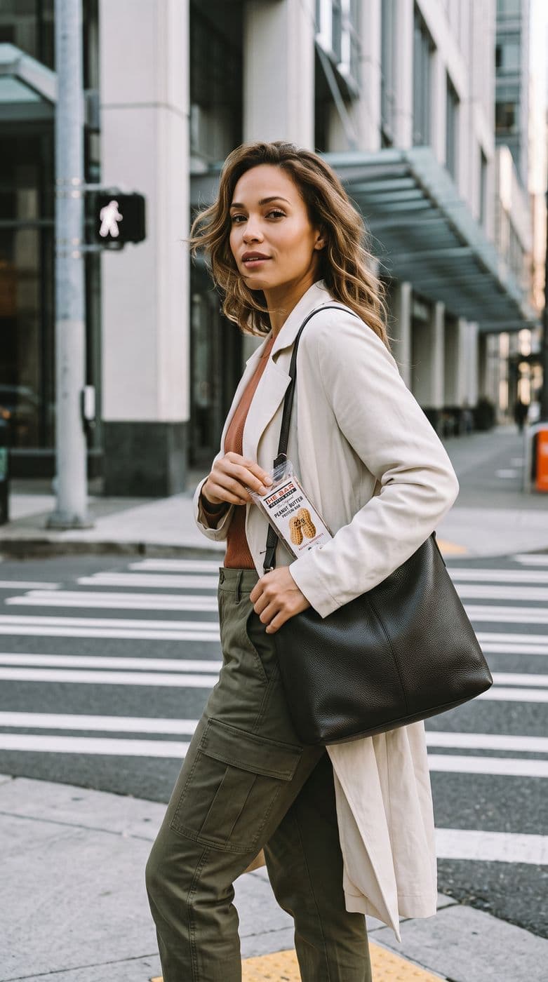 The Bar — product carried through a city commute