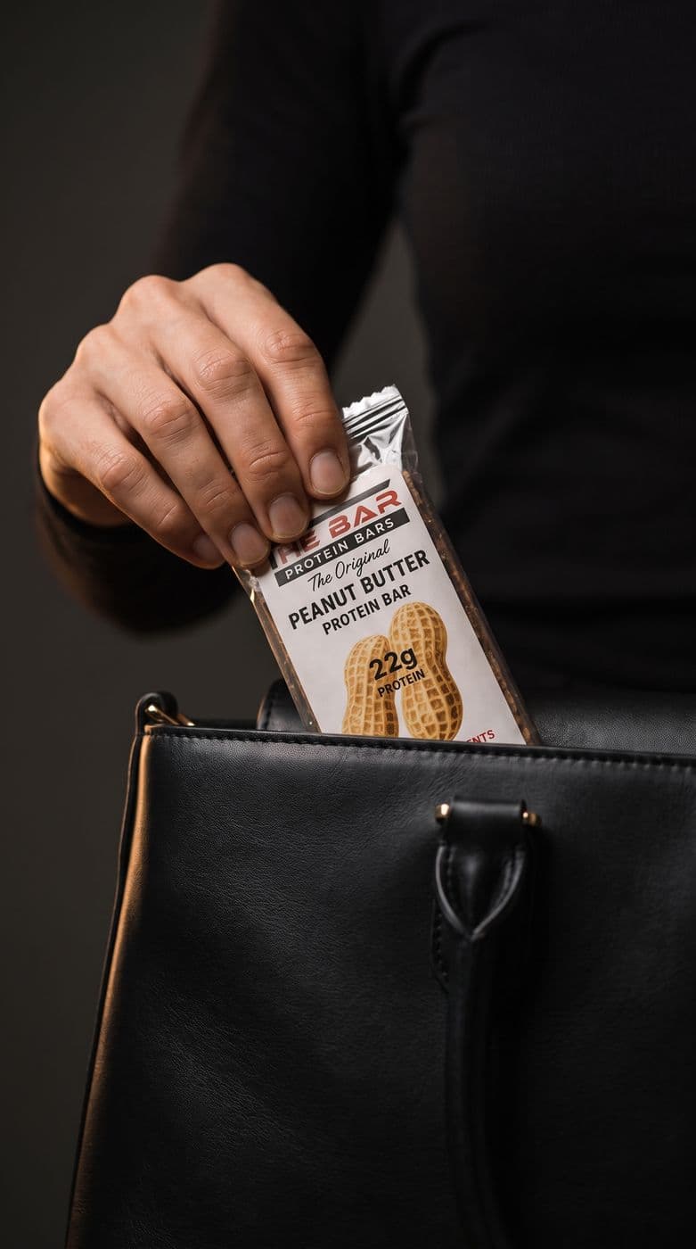 The Bar — product placed into a bag mid-routine