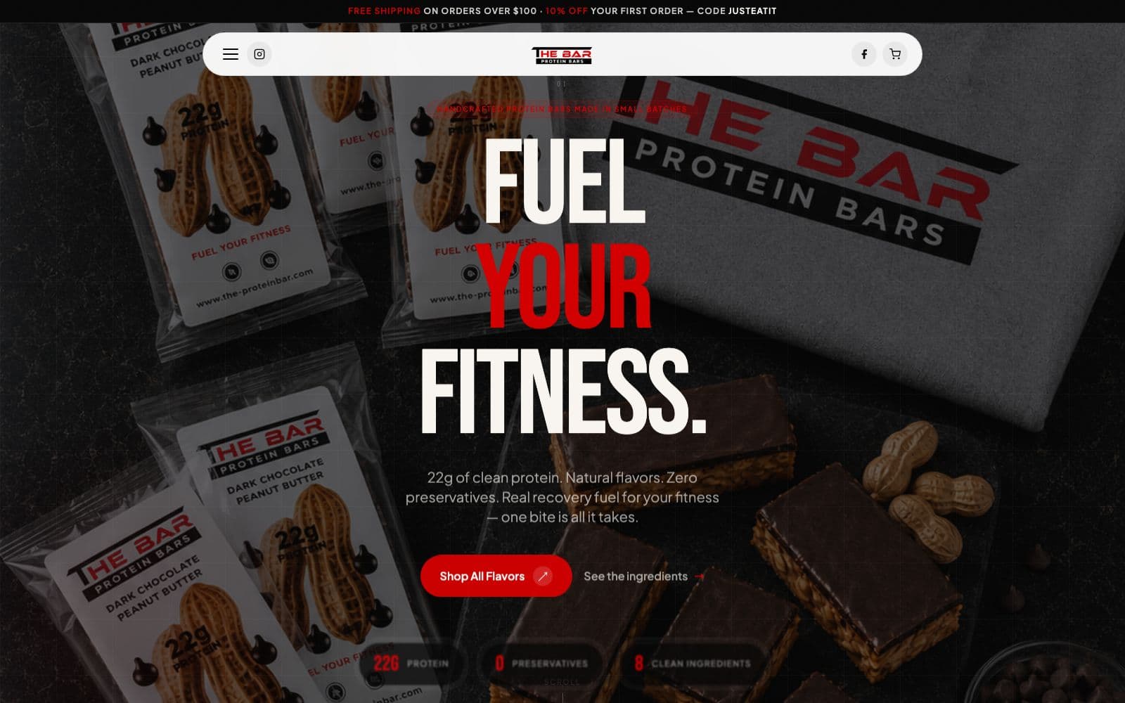 The Bar — E-commerce website